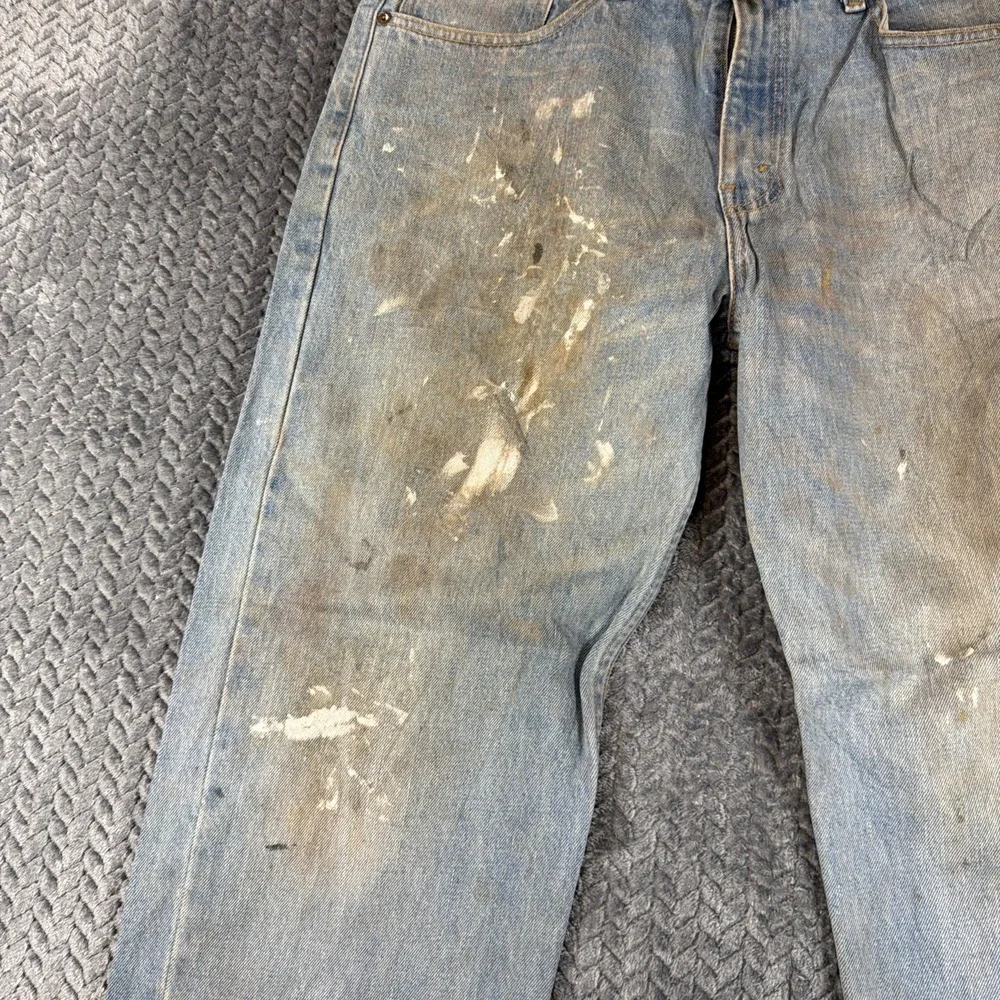 VTG Levis 581 Regular Straight Fit Red Tab‎ Denim Jeans W34 L36